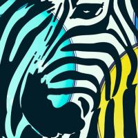 Zebra composite graphic by Laura Chichisan/College of Arts and Sciences